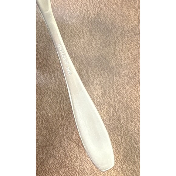 Oneida STAFFORD Satin Stainless 18/10 Slotted Serving Spoon, Sugar, Butter EUC - Picture 11 of 16